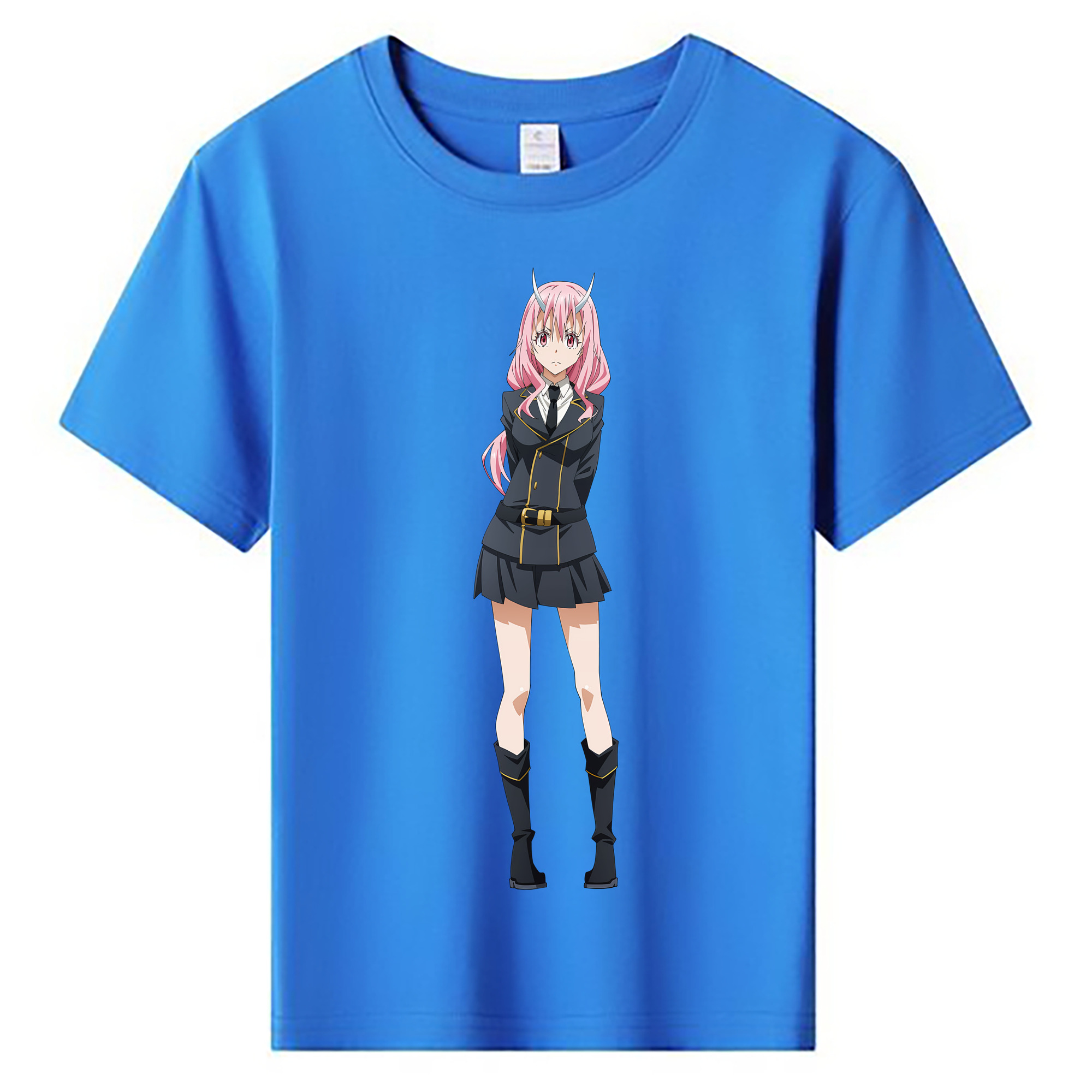 （画像用） 転スラ Regarding Reincarnated to Slime 綿100％キッズTシャツ（フロントプリント）